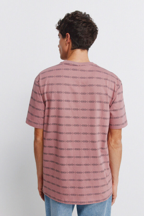 Springfield T-shirt Aop &eacute;tnica vermelho