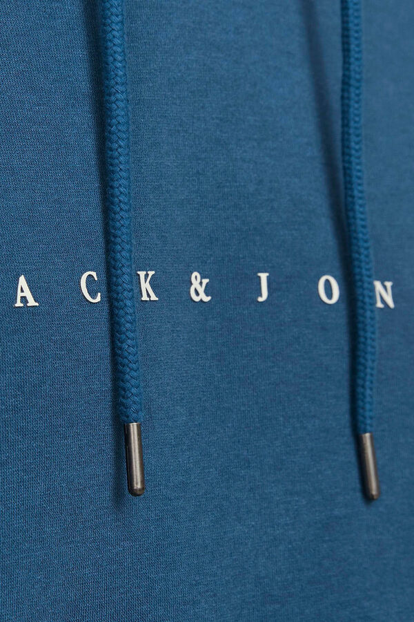 Jack & Jones Sudadera capucha estándar azul