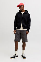 Jack & Jones Bermuda cargo relaxed cinzento