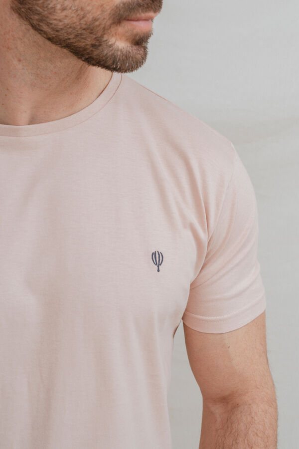 Celopman T-shirt b&aacute;sica rosa