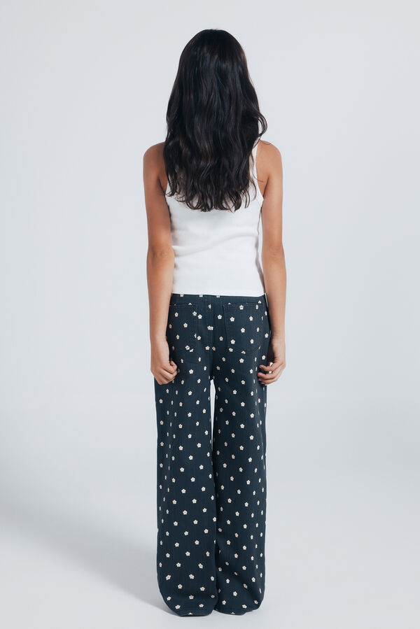 Springfield Kids culotte margaridas para menina cinzento