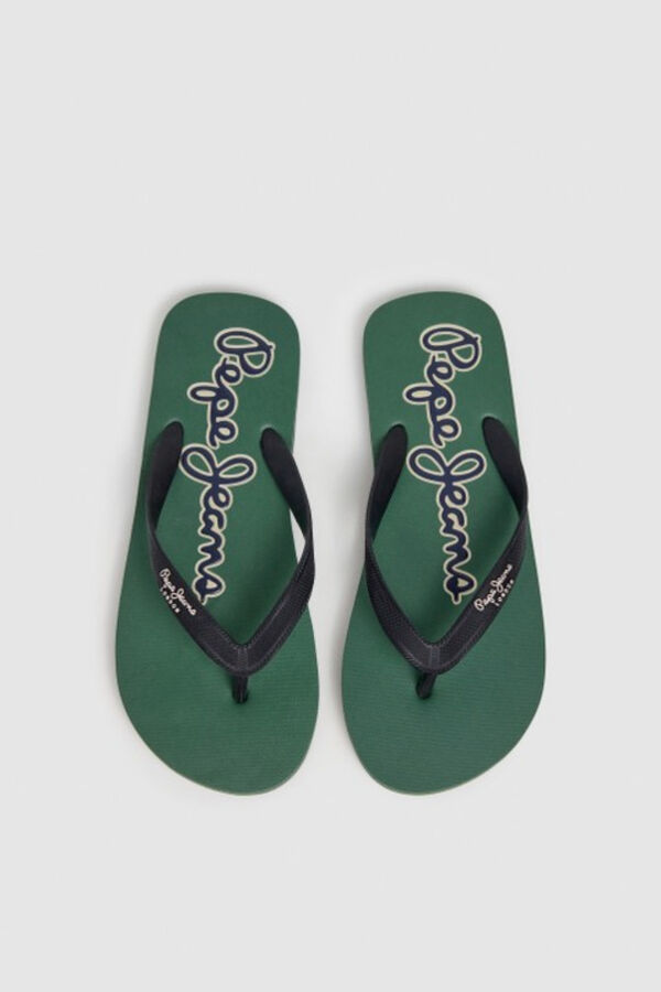 Pepe Jeans Sand&aacute;lias com sola EVA verde