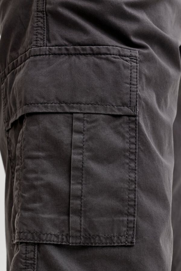 Jack & Jones Bermuda cargo relaxed cinzento