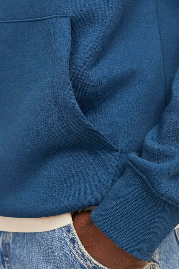 Jack & Jones Sudadera capucha estándar azul