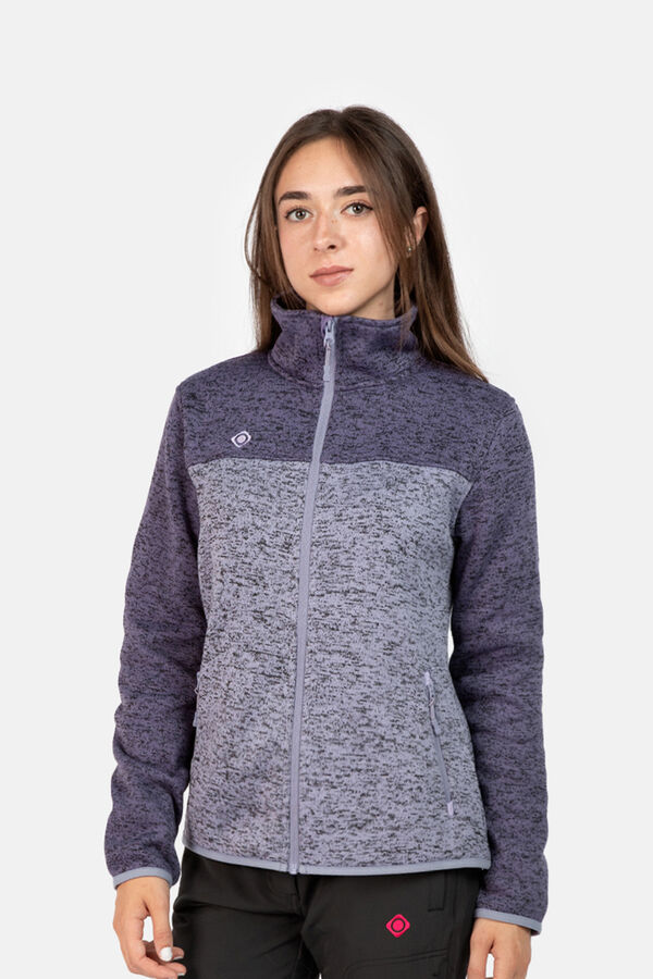 Izas  Casaco polar de malha rosa