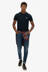 Superdry T-shirt com logo da Superdry azul