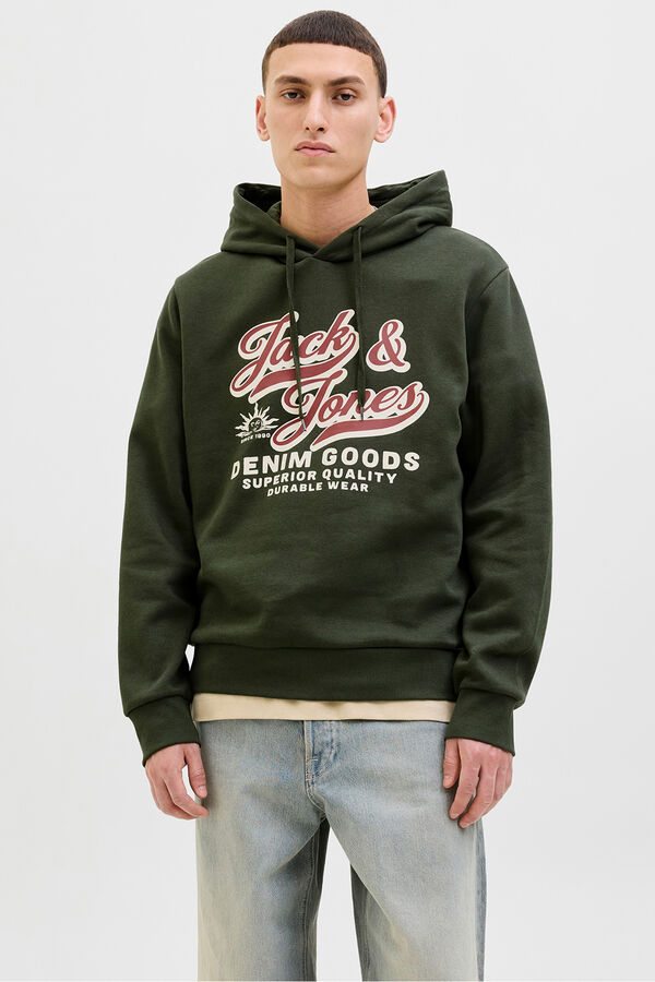 Jack & Jones Sweatshirt de regular fit verde