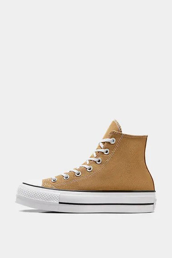 Converse Chuck Taylor ankle patch and All Star brown