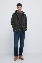 Springfield Parka de algodão estampado