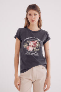 Springfield Camiseta "Mercado de flores"