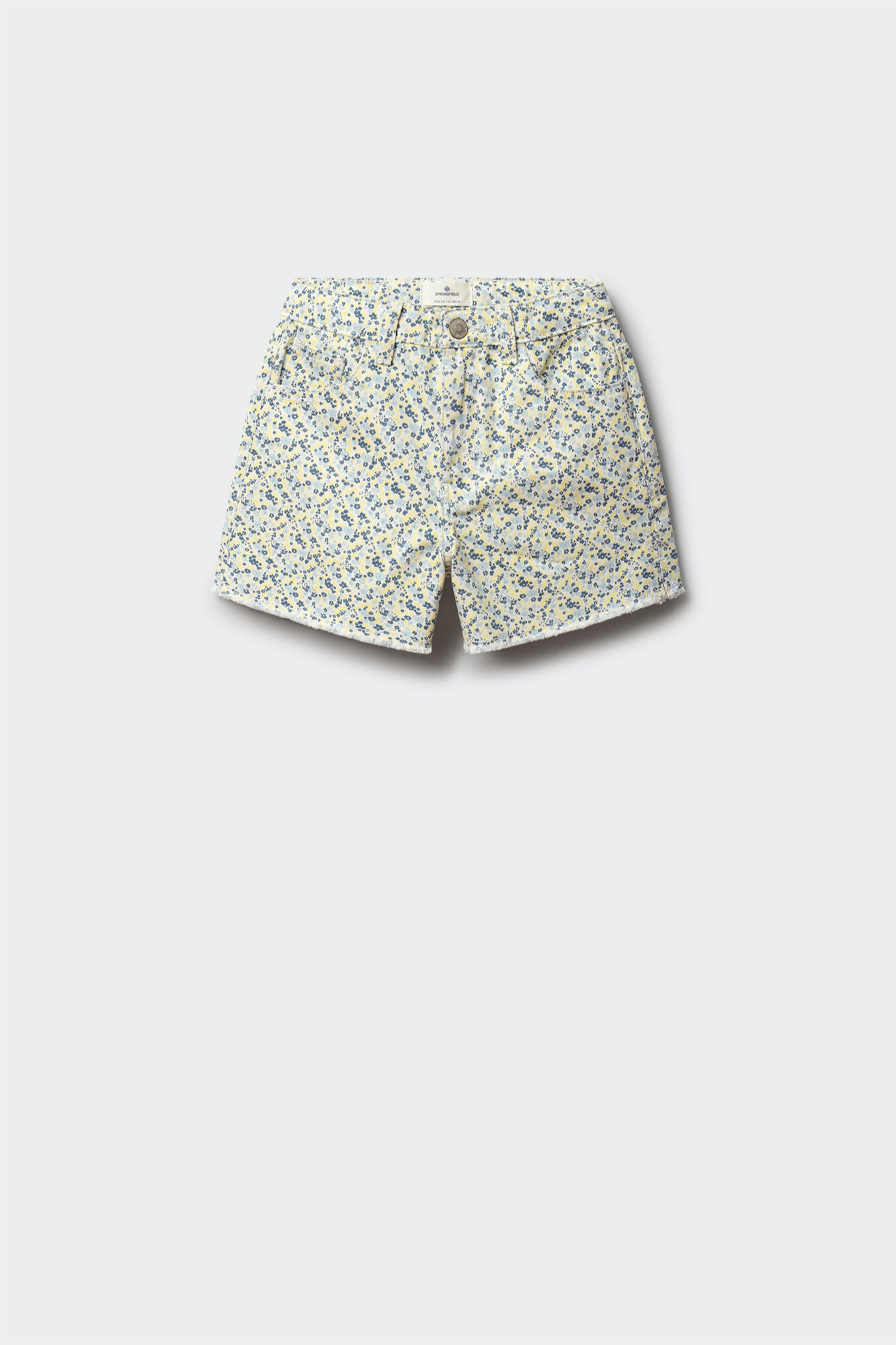Springfield Kids Short sarga flores ni&ntilde;a