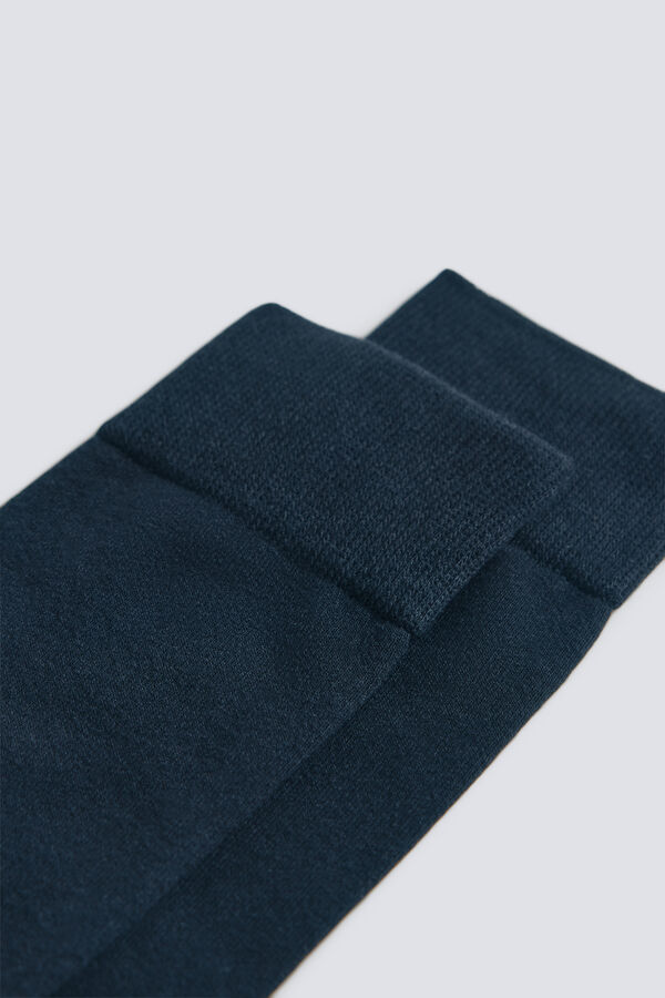 Springfield Meia longa monocromática preto