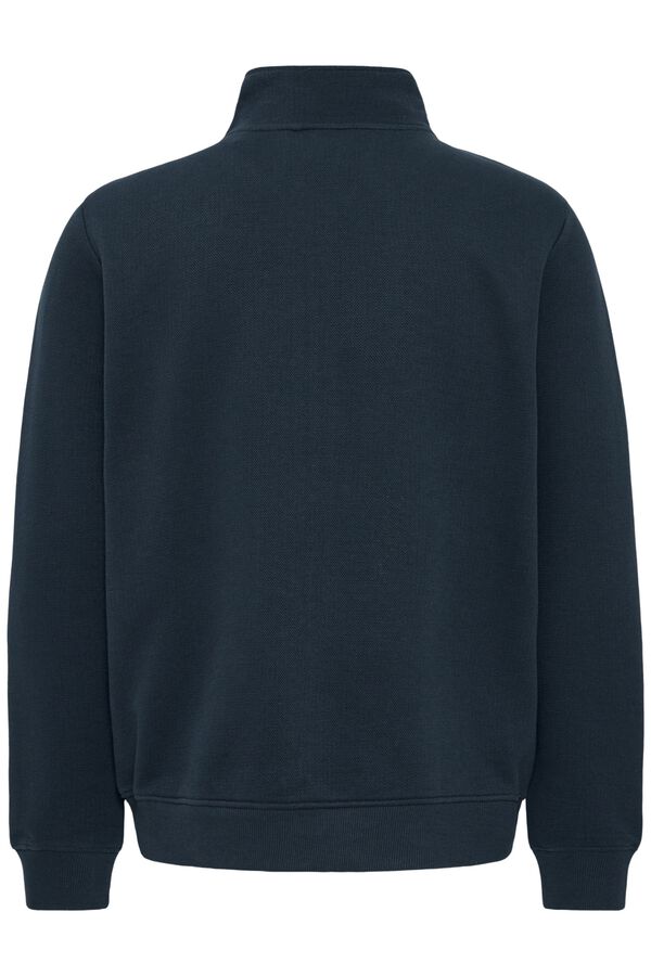 Blend PLUS Sweatshirt piqu&eacute; Plus azul