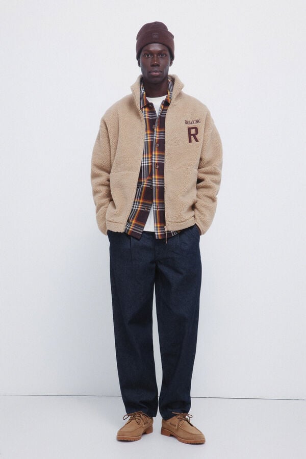 Springfield Sweatshirt borrego arrasa bege