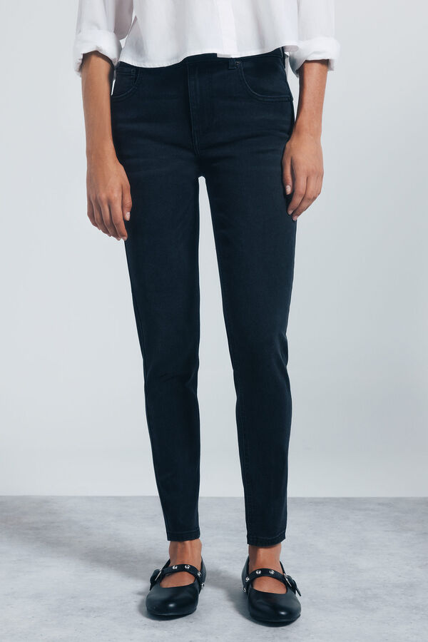Springfield Jeans Push up preto