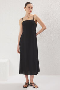 Trendyol Vestido comprido reto de al&ccedil;as