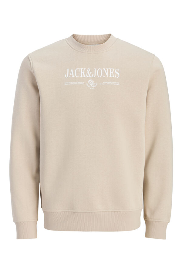 Jack & Jones Sweatshirt gola redonda cinzento