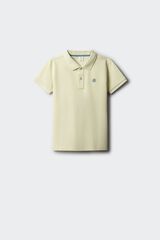 Springfield Kids Polo b&aacute;sico para menino branco