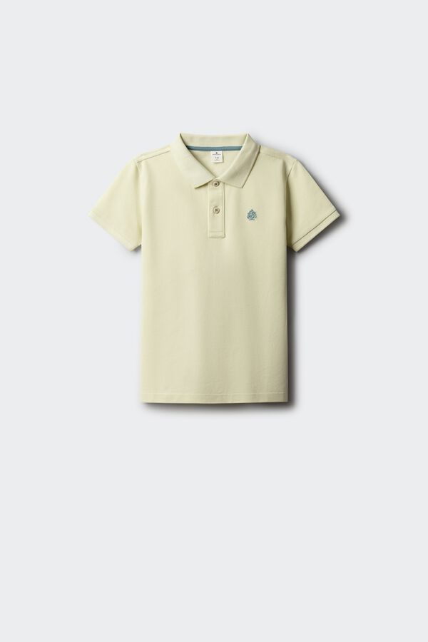 Springfield Kids Polo b&aacute;sico para menino branco