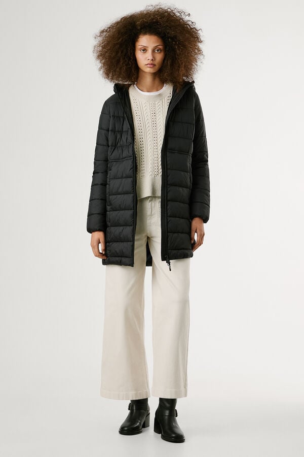 Pepe Jeans Long Padded Down Jacket black