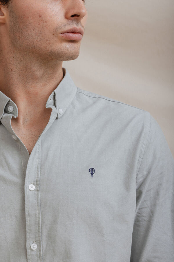 Celopman Camisa Oxford verde
