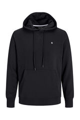 Jack & Jones Sweatshirt com capuz lisa em felpa preto