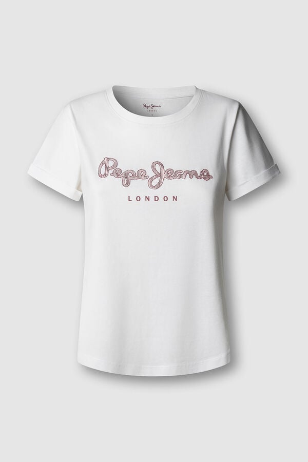 Pepe Jeans T-shirt manga curta branco