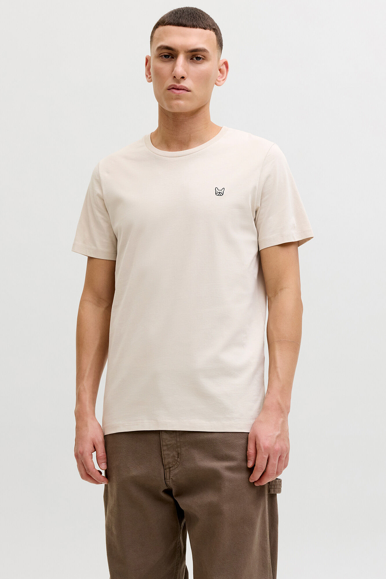 Jack & Jones T-shirt b&aacute;sica manga curta 