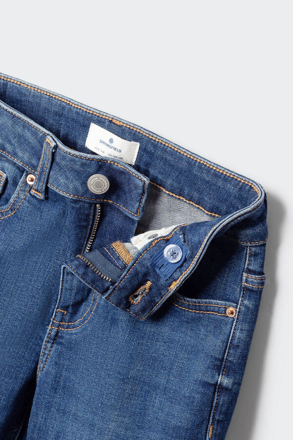 Springfield Kids Jeans Kick flare para menina azul
