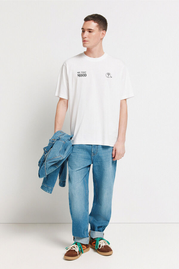 Springfield Jeans lavado medio straight fit azul