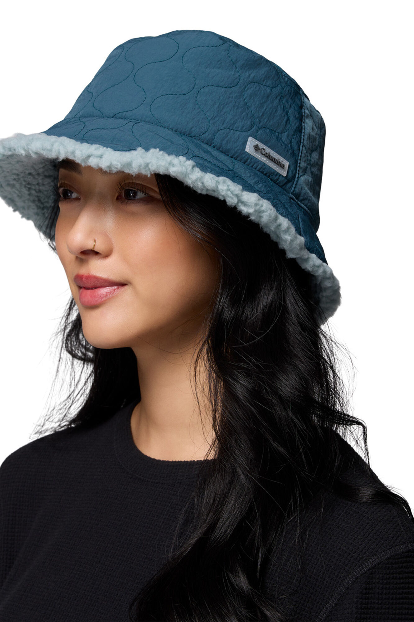 Columbia Chap&eacute;u Bucket Revers&iacute;vel Acolchoado Winter Pass&trade; II Sherpa Forro polar Unissex