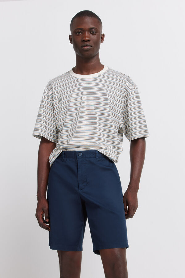Springfield Comfort fit Bermuda shorts blue