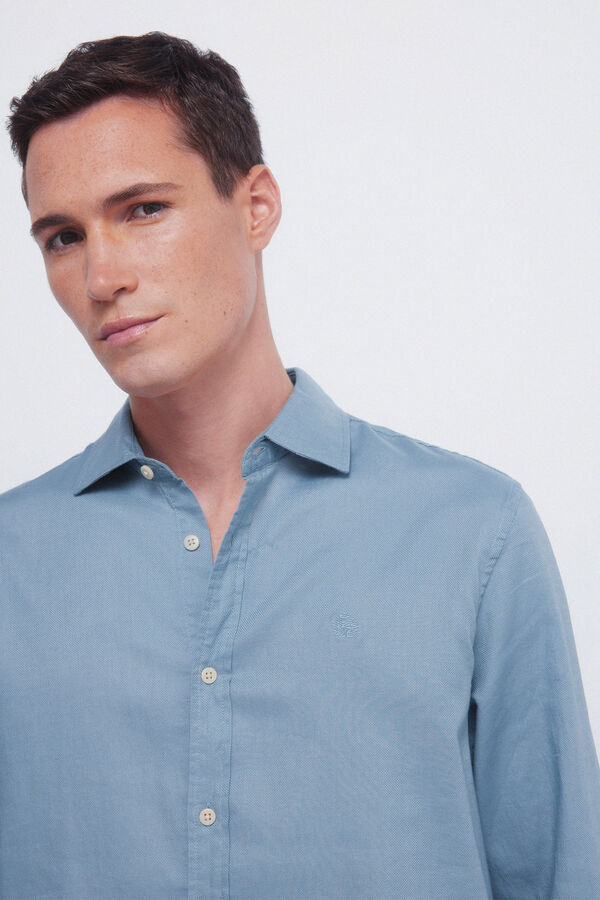 Springfield Structured shirt blue
