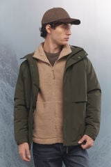 Springfield Parka acolchoada térmica estampado