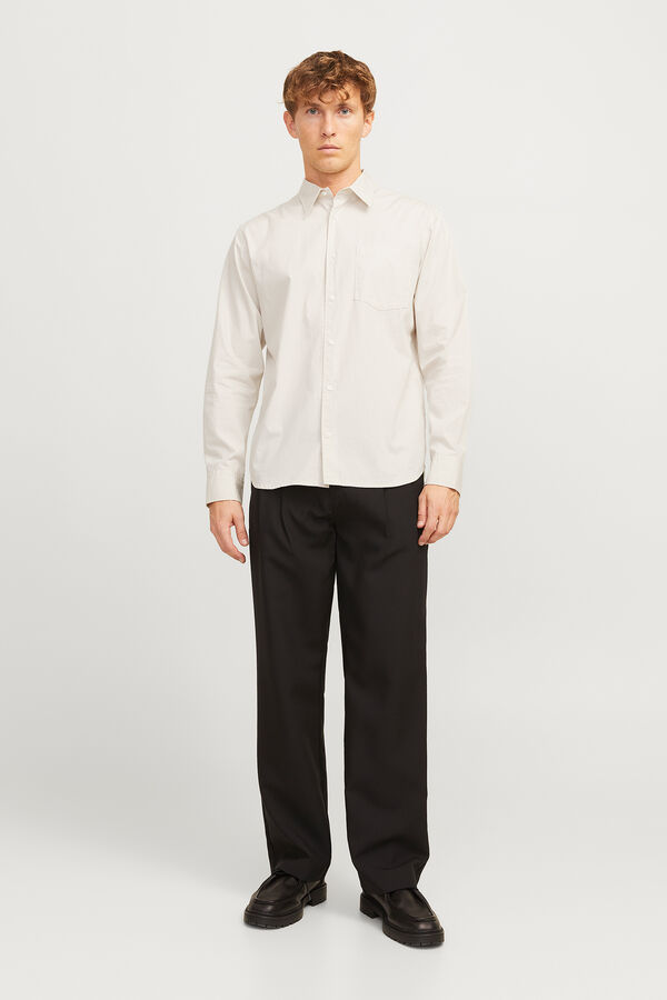 Jack & Jones Camisa relaxed fit gris