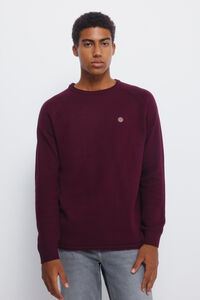 Springfield Camisola liso de gola alta