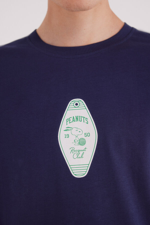 Springfield Camiseta Snoopy Racquet Club azul