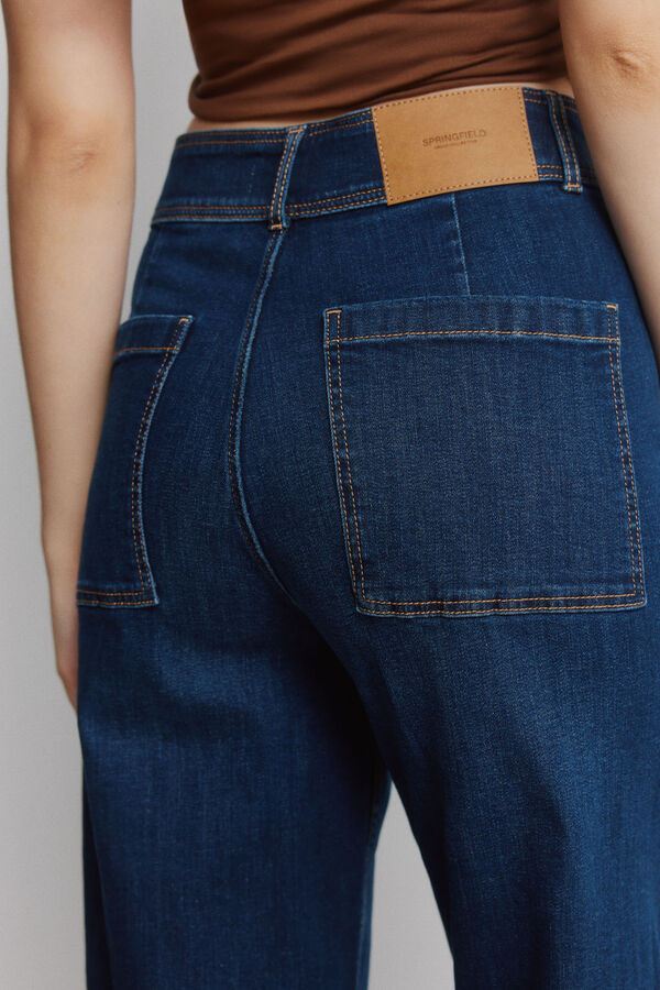 Springfield Jeans marinheiro azul