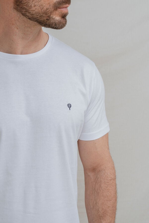 Celopman T-shirt b&aacute;sica branco