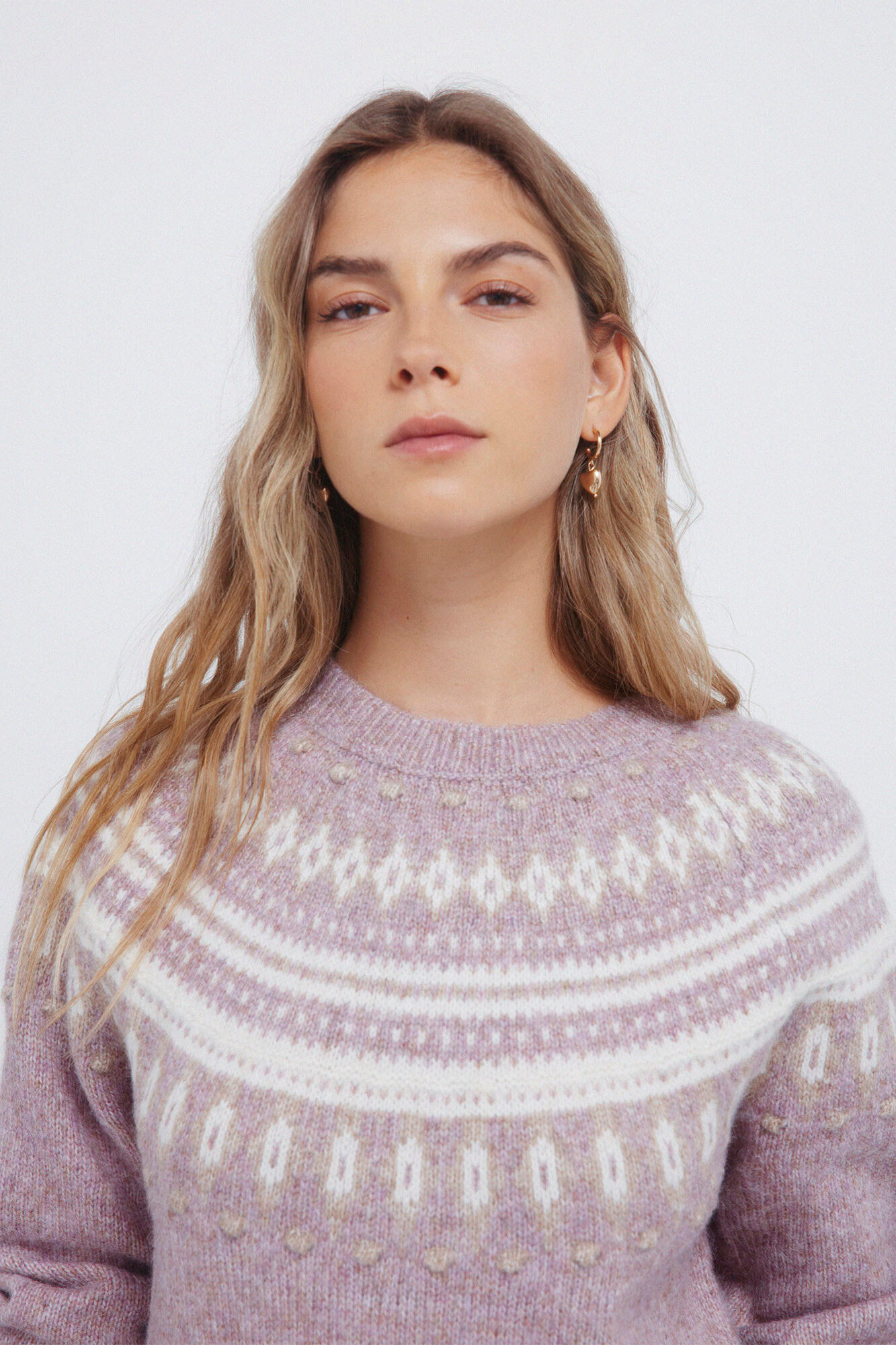 Springfield Camisola com detalhes jacquard