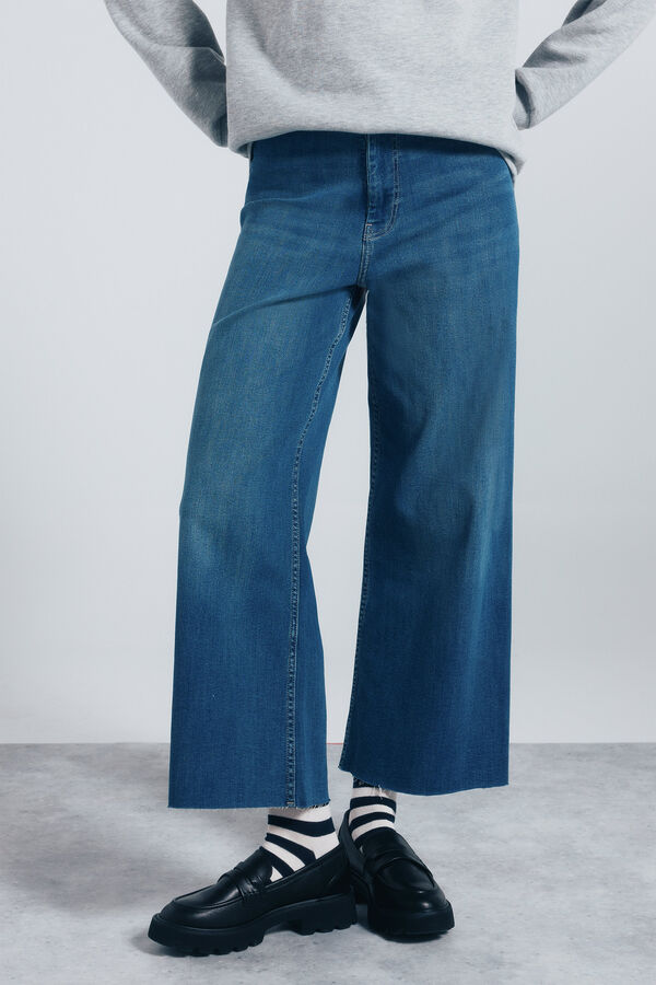 Springfield Calça jeans de marinheiro azul