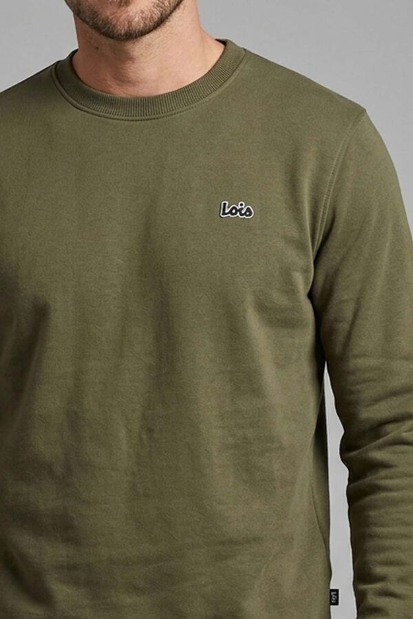 Lois Sweatshirt de gola redonda verde