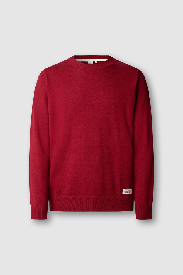 Pepe Jeans Camisola de gola redonda vermelho