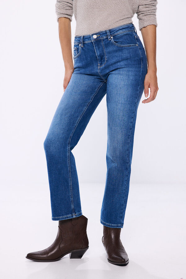 Springfield Jeans Flare azul medio