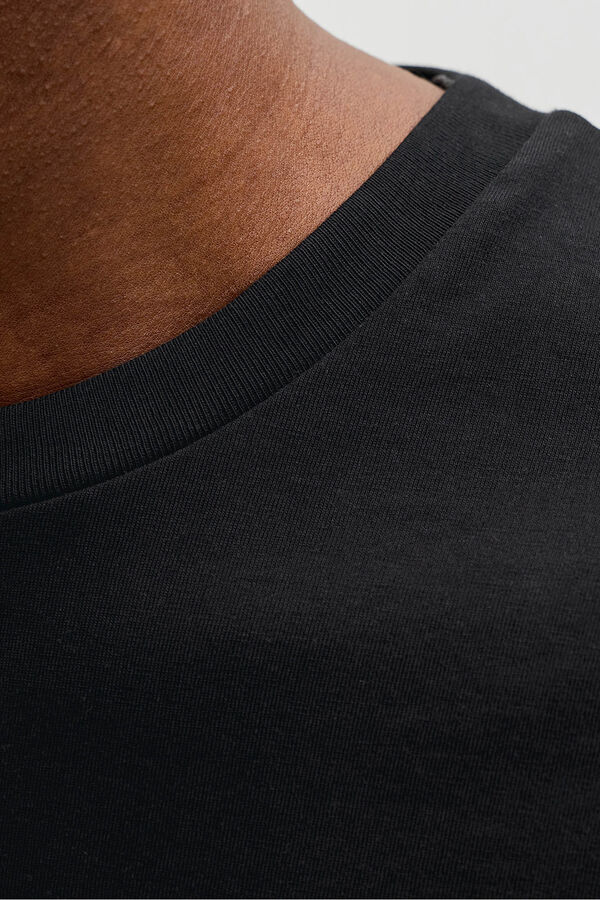 Jack & Jones PLUS Cotton short sleeve T-shirt black