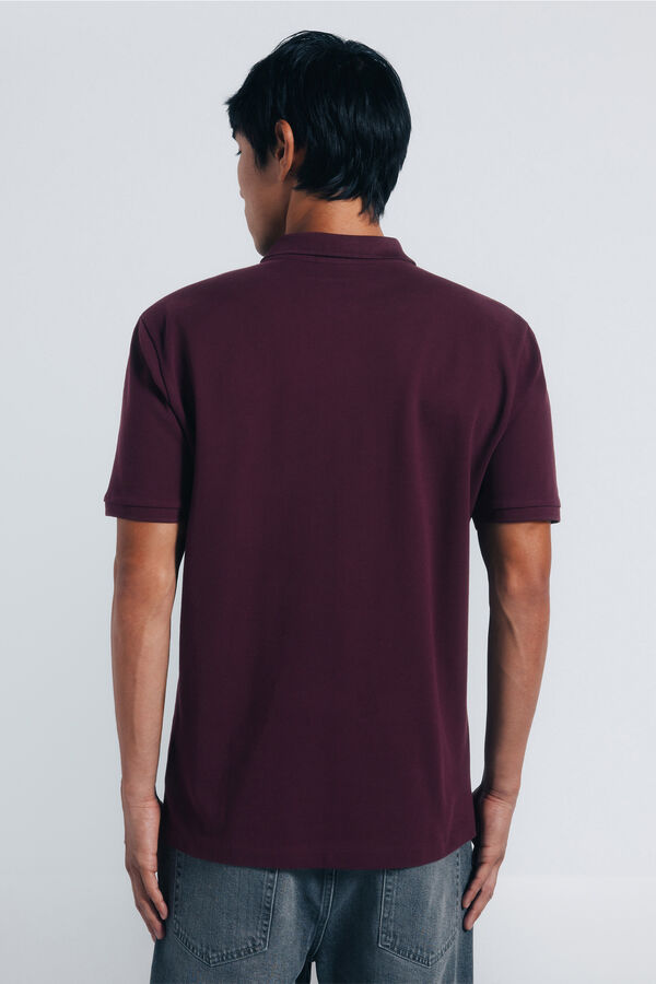 Springfield Polo piqué básico regular fit estampado