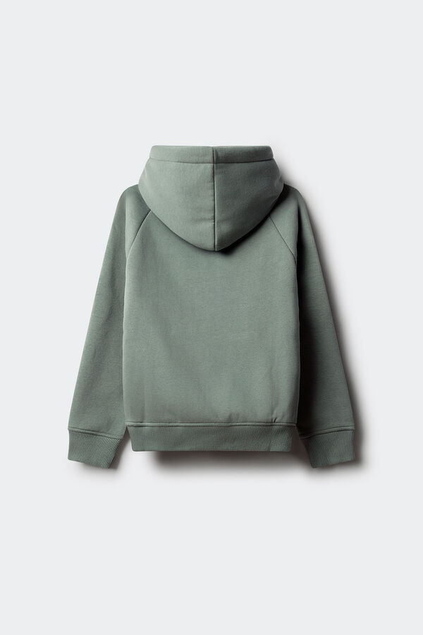 Springfield Kids Sweatshirt infantil com capuz para capuz verde