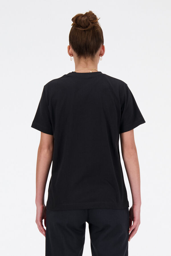 New Balance Camiseta New Balance Jersey Stacked Logo preto