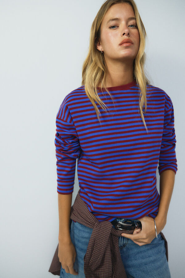High Spirits Breton T-Shirt castanho