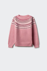 Springfield Kids Camisola grego para menina rosa